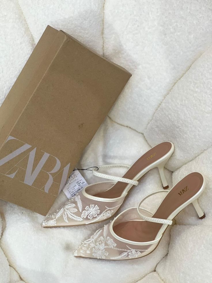 Zara white shoes