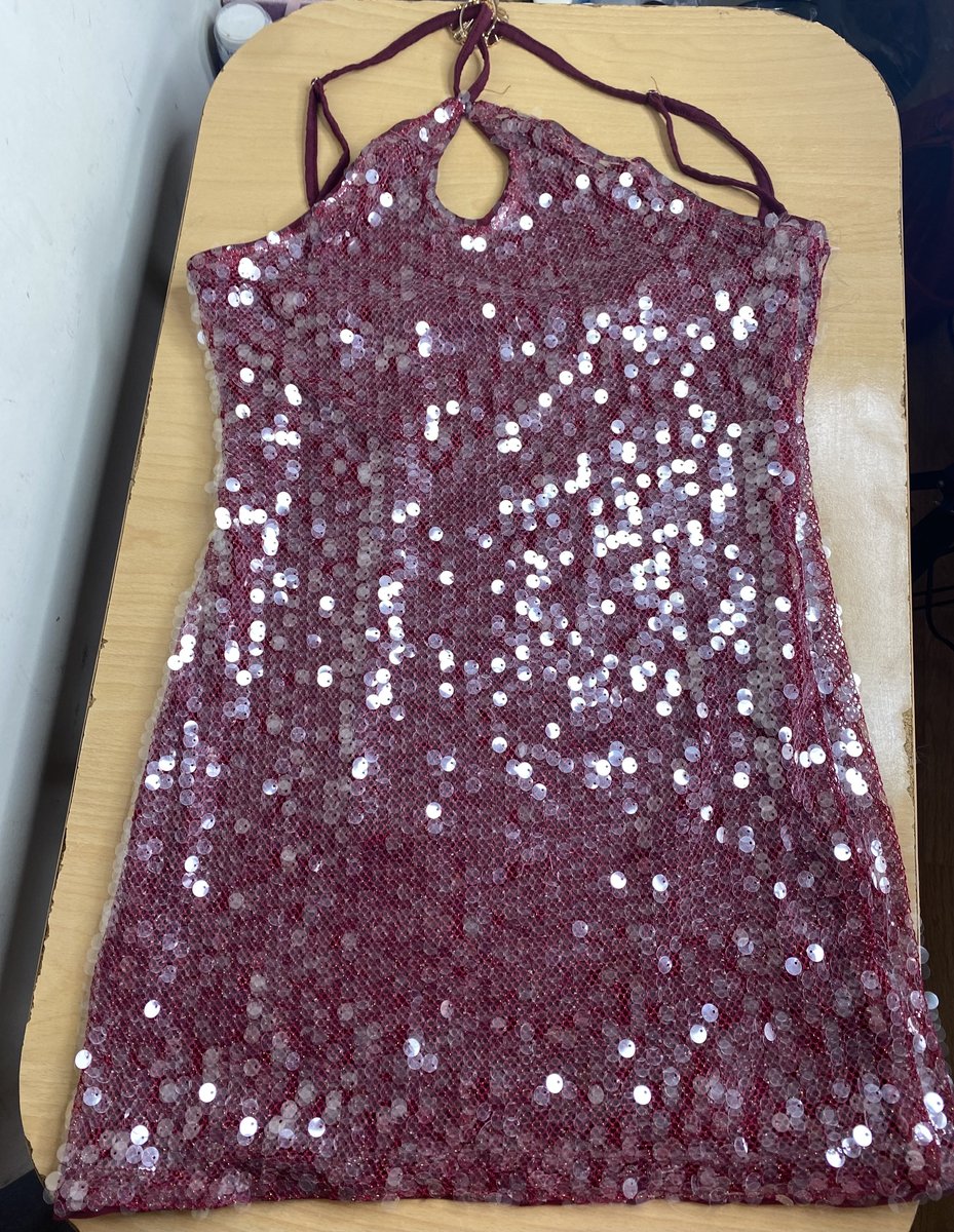 Purple shimmer dress