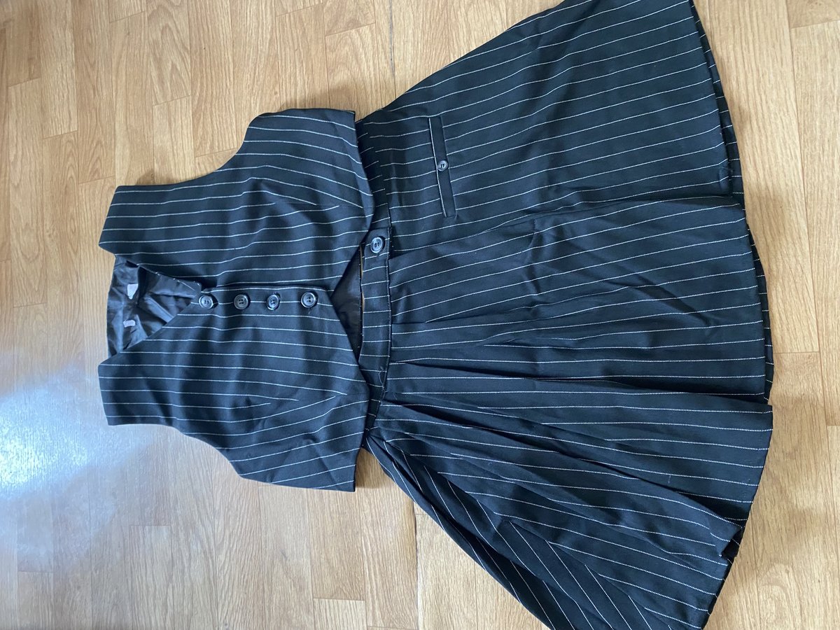 Plaid suit short skirt set